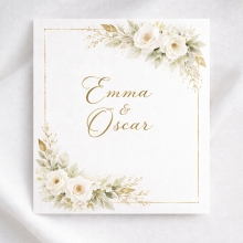 Strukturpapper A4 - Canvas White - 50 st - 120 g