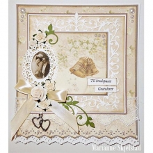 Papper Pion Vintage Wedding White Flowers Bröllop Kärlek Alla Hjärtans Dag