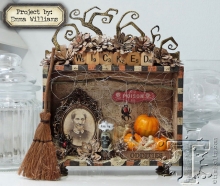 Tim Holtz Idea-ology Metal Gate 2 st 75mm Dekorationer DIY