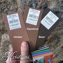 Cardstock Florence Canvas Umber 12"x12" till scrapbooking, pyssel och hobby
