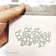 Dies Reprint Bubblor 83x45 mm till scrapbooking, pyssel och hobby