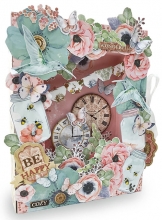 Combo Stickers 12"x12" BoBunny Butterfly Kisses Scrapbooking Papper