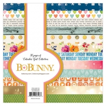 Paper Pad 6"x6" Bo Bunny Calendar Girl Scrapbooking Papper
