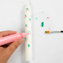 Ljuspennor 8 st - Mixade Färger - Candle Pen