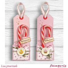 Chipboard Die Cuts - Candy Christmas - Marzipan Houses