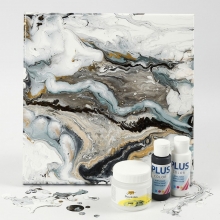 Canvas Målarduk - 40x40 cm - 10 st - 360 g