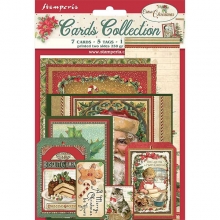 Cards Collection Stamperia - Classic Christmas - 13 st