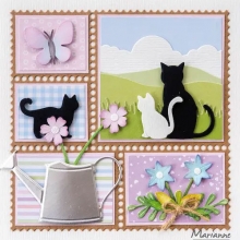 Cardstock Base 15x30 cm - 16 ark - Hello Spring
