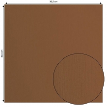 Cardstock Florence Canvas Umber 12"x12" till scrapbooking, pyssel och hobby