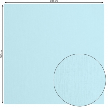 Cardstock Florence Canvas Ocean 12"x12" till scrapbooking, pyssel och hobby