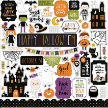 Cardstock Stickers Echo Park - Halloween Magic