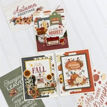 Paper Pack Carta Bella - It's Autumn - 12x12 Solids - 6 ark