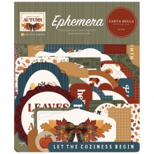 Die Cuts Ephemera - Here Comes Autumn - Carta Bella