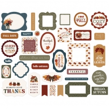 Die Cuts Ephemera - Here Comes Autumn - Carta Bella