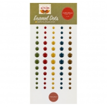 Enamel Dots Halvpärlor - Carta Bella - Here Comes Autumn