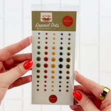 Enamel Dots Halvpärlor - Carta Bella - Here Comes Autumn