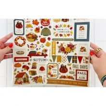 Stickers 12x12 - Carta Bella - Here Comes Autumn