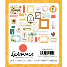 Die Cuts Ephemera - Carta Bella - Sunflower Summer - 34 st