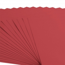 Cardstock Florence - Canvas - Cassis Tegelröd