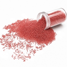 Caviar Pearls 0,8 mm 22 gram Coral till scrapbooking, pyssel och hobby