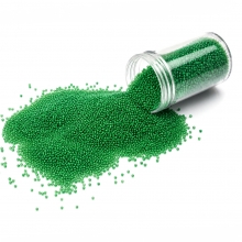 Caviar Pearls 0,8 mm 22 gram Grön Green till scrapbooking, pyssel och hobby