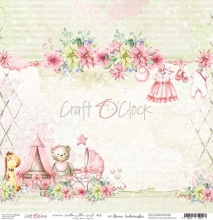 Papper Craft O Clock - Hello Baby Girl