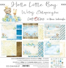 Paper Pad 12x12 - Craft O Clock - Hello Little Boy