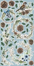 Paper Pack Extra Set - Craft O Clock - Winter Morning Flowers
