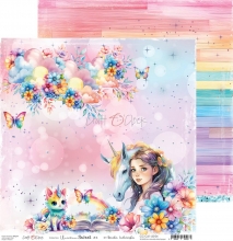 Scrapbooking Papper Craft O Clock - Unicorn Sweet