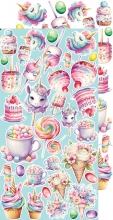 Scrapbooking Paper Pack Extra Set Craft O Clock - Unicorn Sweet