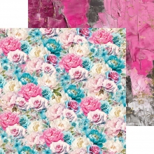 Paper Pad 8x8 - Craft O Clock - Soulflowers + Basic Paper