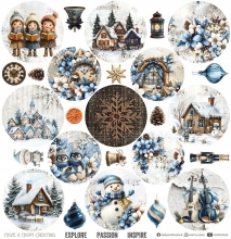 Paper Pad 12x12 - Craft O Clock - Jolly Season