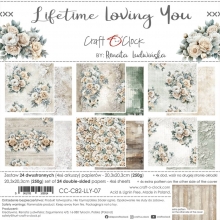 Bröllop Scrapbooking Papper Pad Craft O Clock - Lifetime Loving You