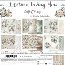 Bröllop Scrapbooking Papper Pad Craft O Clock - Lifetime Loving You