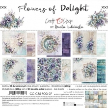 Scrapbooking Papper Paper Pad Craft O Clock - Flowers Of Delight