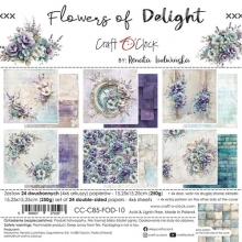 Scrapbooking Papper Paper Pad Craft O Clock - Flowers Of Delight