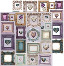 Paper Pack Extra Die Cut Set 12x12 - Craft O Clock - Flowers Of Delight