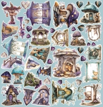 Paper Pack Extra Die Cut Set 12x12 - Craft O Clock - Flowers Of Delight