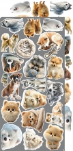 Paper Pack Set Dogs - Craft O Clock - Klippark Hundar
