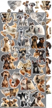 Paper Pack Set Dogs - Craft O Clock - Klippark Hundar
