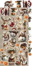 Paper Pack Extra Set Flowers - Craft O Clock - Oh, Christmas Night