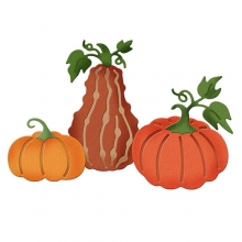 Die CottageCutz Pumpkins & Gourds Halloweenpyssel Höstpyssel