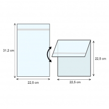 Cellofanpåsar 22,5 x 31 cm 200 st Cellofan Cellofanpåse Presentinslagning