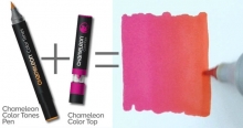 Chameleon Color Tops Floral Tones Pennor