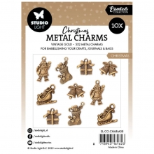 Metal Charms Berlocker - Vintage Jul 10 st - Studio Light