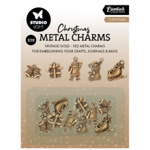 Metal Charms Berlocker - Vintage Jul 10 st - Studio Light