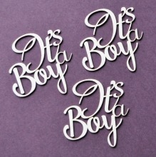 Chipboard Die Cuts - It´s a Boy