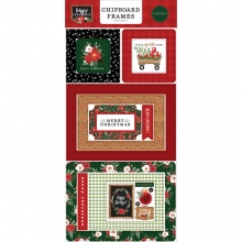 Chipboard Die Cuts Carta Bella - Happy Christmas - Frames