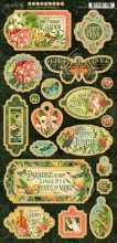 Chipboard Die cuts Graphic 45 - Lost in Paradise