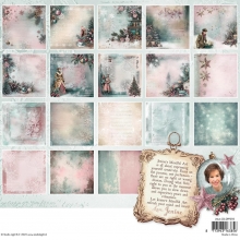 Paper Pad 8x8 Tum Backgrounds for Christmas Blush Studio Light